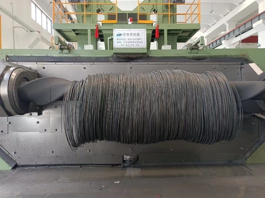 Máquina de soplado de tiro PMW-4350 para la personalización de barras de alambre redondo en la industria de tornillos