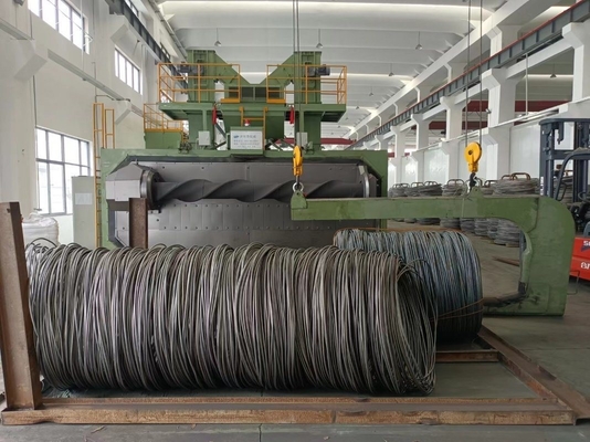 Máquina de soplado de tiro PMW-4350 para la personalización de barras de alambre redondo en la industria de tornillos