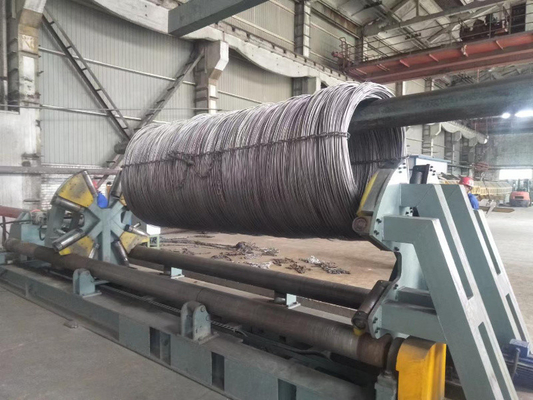 Máquina para la fabricación de fibras de acero pretensadas 6m x 5m Capacidad 50T