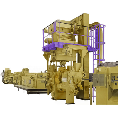 Máquina de inyección continua de barras de alambre con potencia de empuje económica e inline