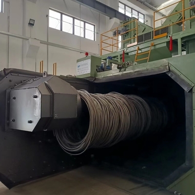 Máquina de soplado por disparo de alambre de alambre especial totalmente automática PMW-4350 para la industria del alambre de acero