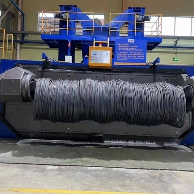Máquina de soplado por disparo de alambre de alambre de acero galvanizado 6m x 5m Tamaño