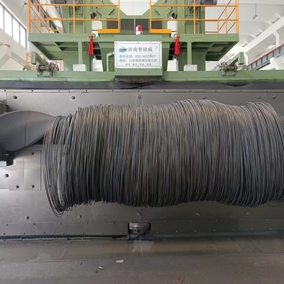 Máquina de soplado por disparo de alambre de alambre de acero galvanizado 6m x 5m Tamaño