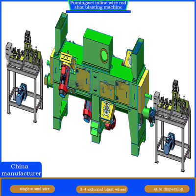 Diseño de la máquina de inyección de tiro de alambre en línea continua para el diámetro del alambre 30-80 M/min