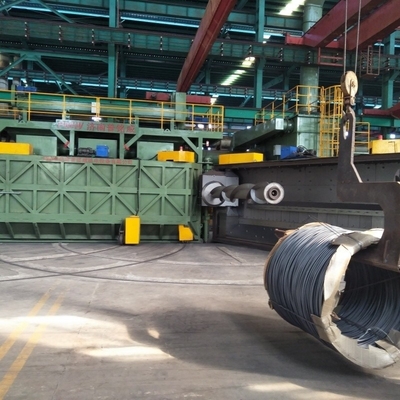 16.8 * 12.4 * 5.8meters Flat Door Disc Wire Blasting Machine Pmw5300 para su personalización