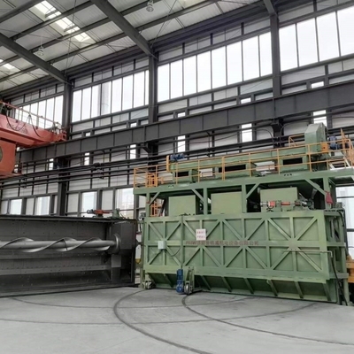 16.8 * 12.4 * 5.8meters Flat Door Disc Wire Blasting Machine Pmw5300 para su personalización