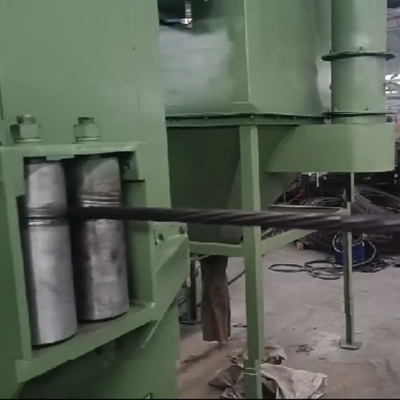 Máquina circular de eliminación de óxido de las hebras de acero con tecnología avanzada