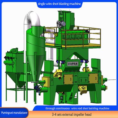 Máquina de inyección continua de alambre para todos los productos metálicos de alambre Diámetro máximo 130 mm