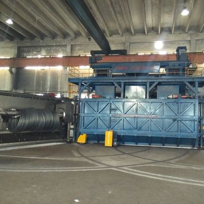 Máquina de la puerta horizontal tipo de alambre redondo de tiro de explosión PMW5300 para la explosión de trabajo pesado