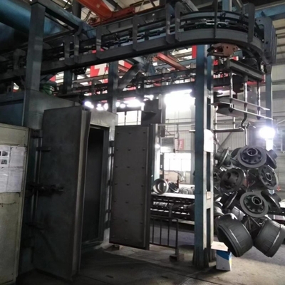 Máquina de soplado por disparo de tipo colgante de color personalizable para aplicaciones de la industria metalúrgica