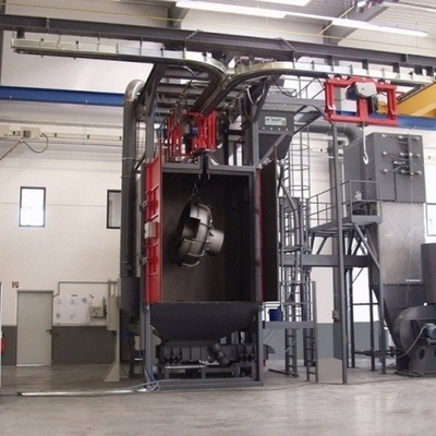 Máquina para eliminar la oxidación por disparo para aplicaciones industriales