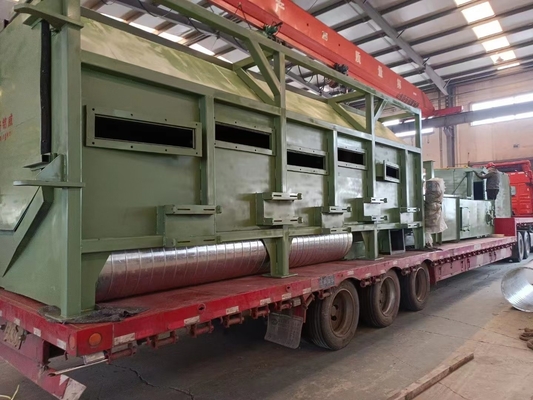 Máquina para abrir puertas de doble posición con rodillo de alambre con equipo de limpieza de óxido