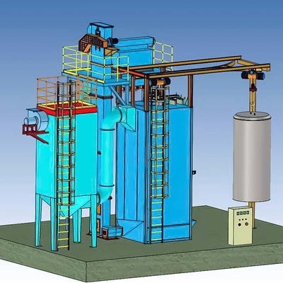 Máquina de la serie Q37 para la limpieza de colores azules