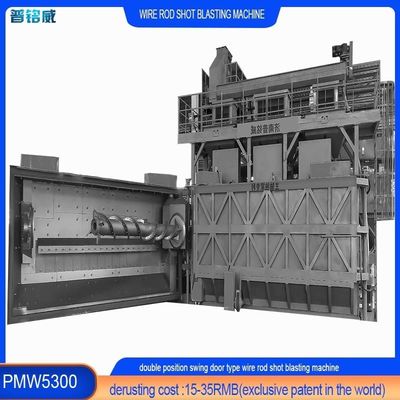 Máquina de soplado de alambre personalizado con dos puertas de carga de mandril