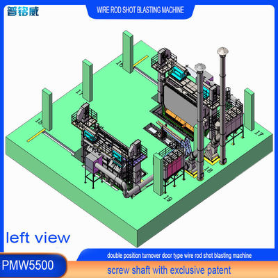 Pmw 5500 Máquina de reventado de cuerda de alambre para operación continua de lotes de combustible eléctrico