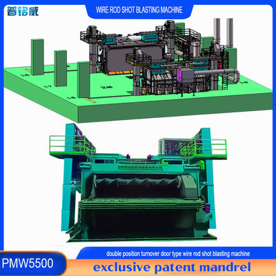 12.5*5.5*6.4m Máquina de reventado de alambre con servicio postventa de un año