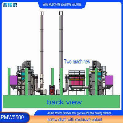 12.5*5.5*6.4m Máquina de reventado de alambre con servicio postventa de un año