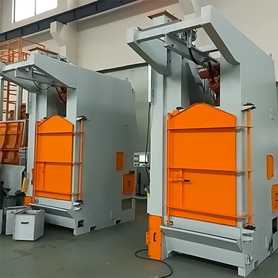 Máquina de disparo de 2500 kg con doble gancho con centrifugador de voladizo