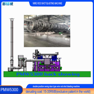 Costo de desbaste personalizado de varios colores máquina de limpieza de rodillos de alambre de bobina de tiro