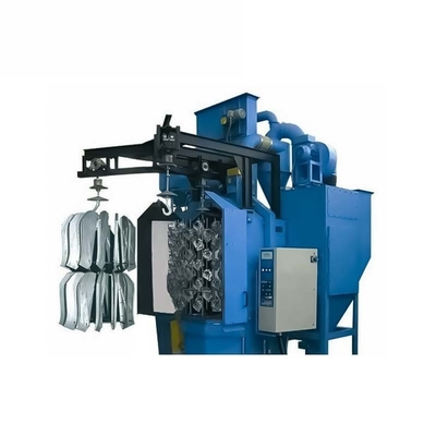 Y Track Spinner Hanger Shot Blasting Machine para la limpieza de hardware Opciones personalizadas