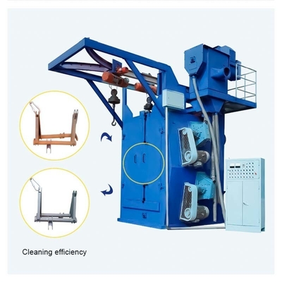 Y Track Spinner Hanger Shot Blasting Machine para la limpieza de hardware Opciones personalizadas
