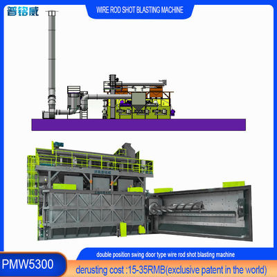 Máquina de reventado de alambre para acero con bajo contenido de carbono a un costo de desbaste de 15-35 RMB/t