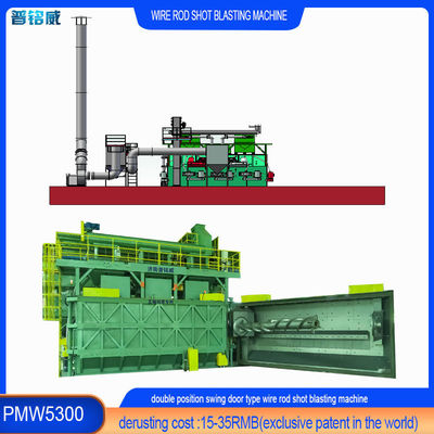 Máquina de inyección de dos colores de alambre con bobina de alambre para el destilado de la superficie del alambre en Pumingwei