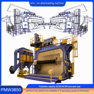 Control de frecuencia a prueba de óxido de alambre de rodillo de bobina de explosión por disparo PMW3850 10-20 R/Min