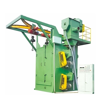 Máquina de inyección de alta limpieza Q37 tipo colgador giratorio para limpieza de fundición