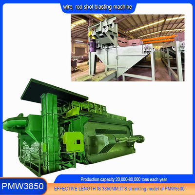 Máquina de descalcificación de bobinas de alambre de metal eléctrico de inyección de explosión PMW 5500 Versión actualizada