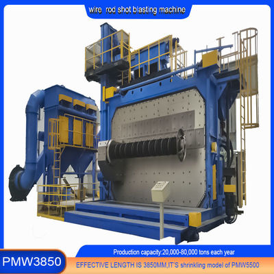 Máquina de descalcificación de bobinas de alambre de metal eléctrico de inyección de explosión PMW 5500 Versión actualizada