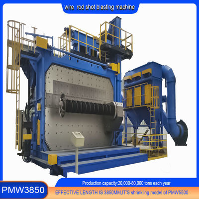 Máquina de descalcificación de bobinas de alambre de metal eléctrico de inyección de explosión PMW 5500 Versión actualizada