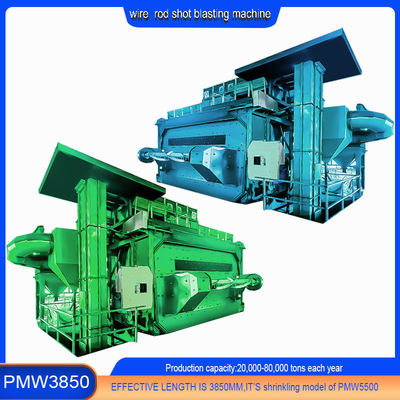 Máquina de descalcificación de bobinas de alambre de metal eléctrico de inyección de explosión PMW 5500 Versión actualizada