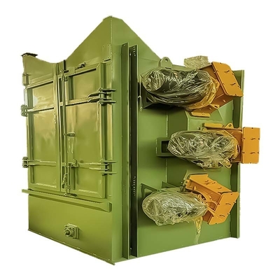 No Pit Green Automático Spinner Hanger Shot Blasting Machine con abrasivo de gancho de rastreo