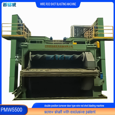 Potencia de la cabeza del impulsor 30kw/conjunto Máquina de lanzamiento por disparo para la producción de alambre de metal fino