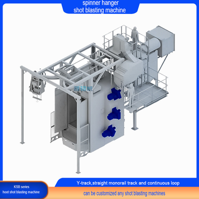 Mejorar su proceso de derusting con Spinner Hanger Shot Blasting Machine y Moving Hook