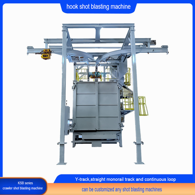 Mejorar su proceso de derusting con Spinner Hanger Shot Blasting Machine y Moving Hook