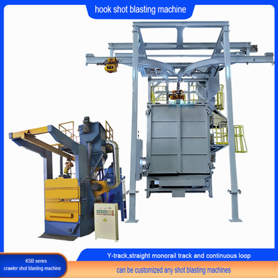 Mejorar su proceso de derusting con Spinner Hanger Shot Blasting Machine y Moving Hook