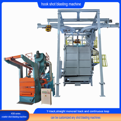Mejorar su proceso de derusting con Spinner Hanger Shot Blasting Machine y Moving Hook