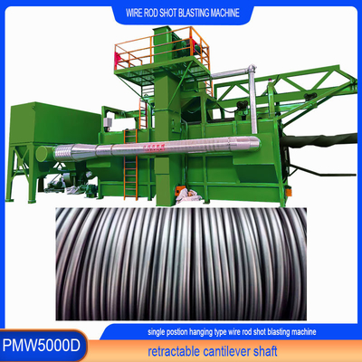 PMW5000D Máquina automática de sistema de reventado de tornillo retráctil mandril de alambre de rodilla de bobina de tiro