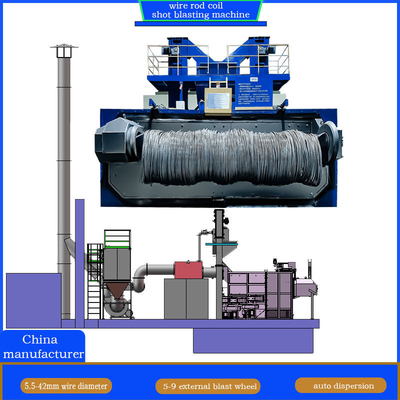 Máquina de soplado por mandril controlada por PLC con funcionamiento suave en 6,5*5,5*6m Tamaño