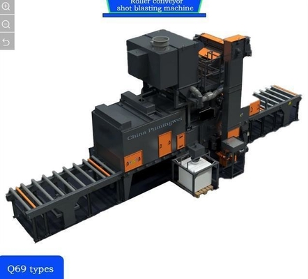 4 * 11kw de alta convección precalentador de transporte de rollos de inyección de explosión de máquina de personalización