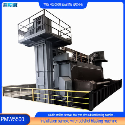 30kw/Set Potencia de la cabeza del impulsor Pmw 5500 Máquina de reventado de alambre 8 ruedas de reventado