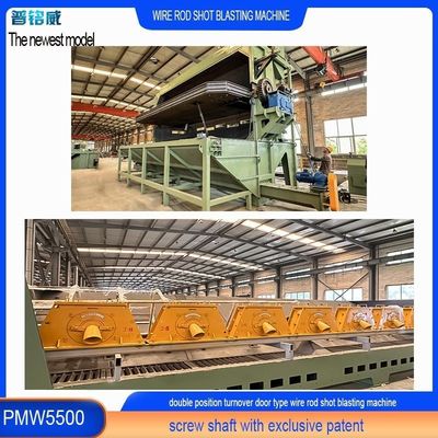 Máquina de reventado de alambre a prueba de óxido y corrosión con mandril de 5500 mm