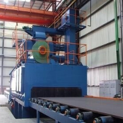 Máquina de recolección de 10 toneladas para la limpieza de la superficie de las placas de acero inoxidable