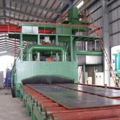 Máquina de recolección de 10 toneladas para la limpieza de la superficie de las placas de acero inoxidable