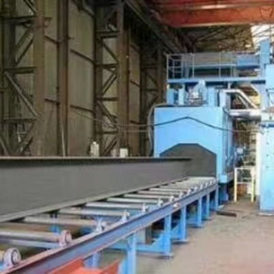 Máquina de soplado por tiro de tipo de rodillo personalizable para piezas estructurales de acero que usted necesite