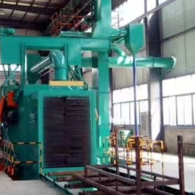 Máquina de soplado por tiro de tipo de rodillo personalizable para piezas estructurales de acero que usted necesite