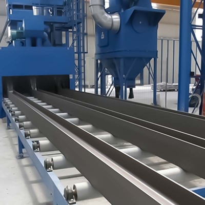 Máquina de soplado en caliente de serie Q69 para limpiar la superficie de la pieza de trabajo en el astillero