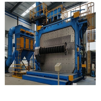 Máquina de soplado de doble posición de rotación de la puerta de alambre de barra de tiro con sujetadores 9.5 * 6.1 * 6.9m